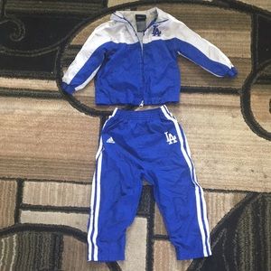 24 months Adidas Dodgers track suit
